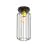 Emibig Plafonnier Barn Acier Noir | Convient pour 1x E27 - Max 15W