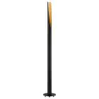 Eglo Lampadaires Salon Barbotto Acier Noir, Dorée 4.5W 345lm - 830 Blanc Chaud | Convient pour GU10