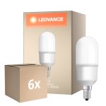 Voordeelpak 6x Osram LED Star Classic E14 Lineair Mat 9W 1050lm - 840 Koel Wit | Vervangt 75W