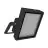 Ledvance LED Floodlight High Mast Aluminium Zwart 470W 66000lm 30D - 730 Warm Wit | IP66 - Symmetrisch - Excl. Driver