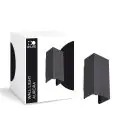 D'Lite Wandlamp Aurora Aluminium Zwart Up & Down 6.5W 500lm - 830-840 CCT | IP54